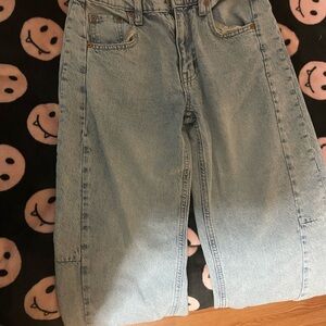 Aeropostale Light Blue Wide Leg Jeans